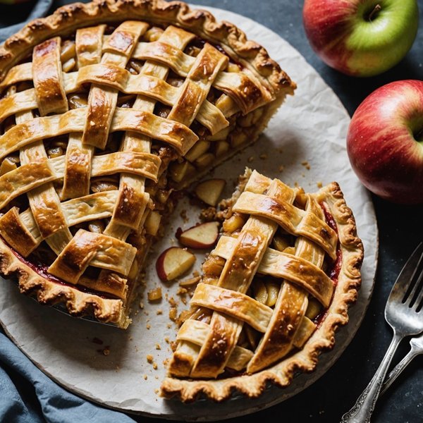 Comment faire une tarte aux pommes avec une pâte feuilletée maison légère et croustillante ?